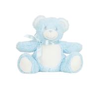 Mumbles Printme Mini Teddy Bear in Blue | Size: Medium Mumbles Blue M