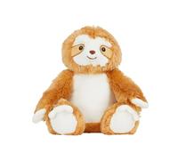 Mumbles Printme Sloth Teddy Bear in Brown Mumbles Brown