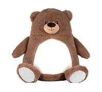 Mumbles Zippie Bear Soft Plush Toy in Brown Mumbles Brown