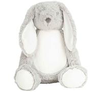 Mumbles Zippie Bunny Plush Toy in Grey Mumbles Grey