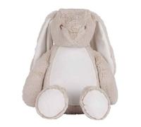 Mumbles Zippie Bunny Plush Toy Light Brown (One Size)
