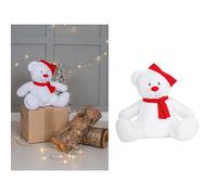 Mumbles Zippie Christmas bear - Kids Soft Toy, 100% Polyester