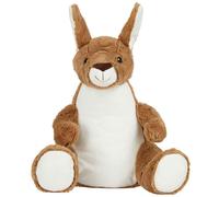 Mumbles Zippie Kangaroo Teddy Bear in Brown Mumbles Brown