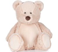 Mumbles Zippie Teddy Bear Soft Plush Toy in Brown Mumbles Brown