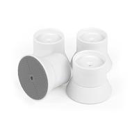 Mumeasy 4 Pack Baby Gate Wall Protector Extender - Pressure Mounted Child Safety Gate Extension Kit Extends 0.86-4.1 in, Protects Walls & Doorways from Pet & D Gates, Works on Stairs & Door, White