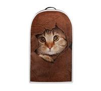Mumeson Cute 3D Cat Print Blender Cover Durable Fingerprint Protection Cover Stand Mixer Blender Dust Cover Home Kitchen Appliance Cover Decoration Brown
