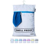 MUMI Travel Laundry Bag - Mesh Laundry Bags for Delicates with Hanger & Pouch | Delicates Bag for Washing Machine | Large Laundry Net Bag for Travel, Gym, Baby Clothes, and More, Blue, L