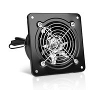 mumisuto 4 Inch/100mm Extractor Fan Kitchen, Metal Extractor Fan with UK Plug, Low Noise Ventilation Fan for Warehouse Home Restaurant Garage