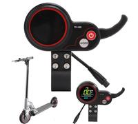 mumisuto 48V TF-100 6 Pin Electric Scooter Display, Electric Scooter Communication Instrument Display LCD Throttle Controller Panel Modification Accessories for M4 Electric Scooter Controller