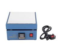 Mumisuto LED Microcomputer Electric Heating Plate Preheating Station 110/220V AC 800W Welder Hot Plate Rework Heater Lab Plate (200 * 200mm) (British Standard 220v)