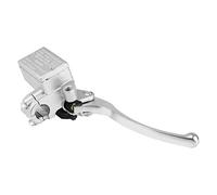 mumisuto Motorcycle Master Cylinder,7/8" 22mm Motorcycle Front Right Hydraulic Brake Clutch Lever Master Cylinder for YFZ450 YFM (White)