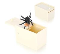 mumisuto Spider Prank Box Toy, Spider in a Box Prank, Simulation Fake Plastic Spider Box Funny Trick Prank Fun Joke Toy Gift for Kids Halloween April Fool's Day