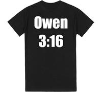 mumixxin Owen 316 Black T Shirt Owen Hart Shirts Black Mens