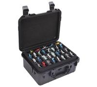 Mumlicha Robust Miniatures Storage Case, 116 Slot Miniatures Transport Case Contains 4 Foam Inserts, Miniatures Storage Case Compatible with Warhammer 40k, Dungeons & Dragons Miniature