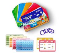 Mumma Mall Spell Steps Phonics Flash Cards for Kids (3+ Years) | Step-by-Step Reading & Vocabulary Builder | 4 Levels Learning Set | Improve Pronunciation, Spelling & Early Literacy Skills