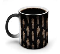 Mummies Ancient Egypt Funny Mug Coffee Tea Cup Color Changing Heat Sensitive for Home Office