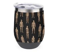 Mummies Ancient Egypt Travel Eggshell Mug Stainless Steel Coffee Cup with Lid Insulated Tumbler