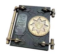 Mummy Accessories Replicas, Book of the Dead Accessories Book, Creative Resin Handmade Illustration Ornament Magic Book Gift for Adventure Lovers