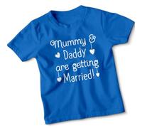 Mummy and Daddy are Getting Married Kids T Shirt Wedding Announcement Tee for Boys Girls Engagement Photo Prop