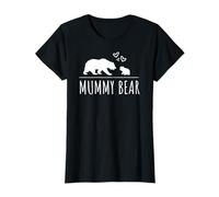 Mummy Bear & Baby Bear Cub. UK Spelling. For Mum Mothers Day T-Shirt