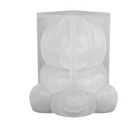 Mummy Bear Mould Handmade Cute Soft Casting Mould Candle Accessory Non-Stick Pumpkin Bear Silicone Candle Mould Gift Making
