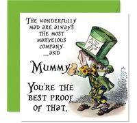 Mummy Birthday Card, Mad as a Hatter