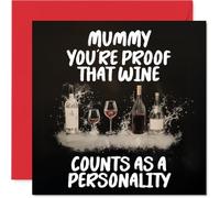 Mummy Birthday Card, Personality of Wine