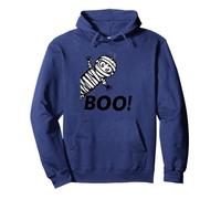mummy Boo! Funny Hiding Peekaboo Scary Halloween mummy Pullover Hoodie