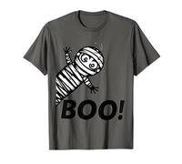 mummy Boo! Funny Hiding Peekaboo Scary Halloween mummy T-Shirt