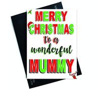 Mummy Christmas Cards Xmas Cards Merry Christmas to A Wonderful Mummy Mum Celebration Cards Happy Christmas Cards to A Wonderful Mummy PC578