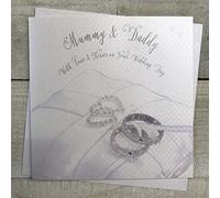 Mummy & Daddy with Love & kisses on your Wedding Day Wedding Bands Card