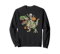Mummy Dinosaur Skeleton Trick Or Treat Halloween Costume Sweatshirt