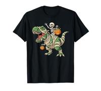 Mummy Dinosaur Skeleton Trick Or Treat Halloween Costume T-Shirt