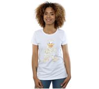 Mummy Donald Duck Cotton T-Shirt Disney White L