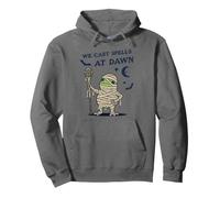Mummy Frog We Cast Spells At Dawn Halloween Pullover Hoodie