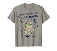 Mummy Frog We Cast Spells At Dawn Halloween T-Shirt