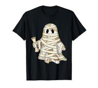 Mummy Ghost Kawaii Ancient Egypt Spooky Season Quilt T-Shirt