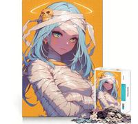 Mummy Girl Anime 1000 Pieces Jigsaws Adults Puzzles Gifts Memory Upgrade Leisure Time Sharp Cut Wall Art Decor (50x75cm)