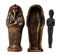 Mummy Grave Sculpture | Decorative Statue Ornament Old Egyptian Mummy - Desktop Collectible Figure Mummy Figure Home Decoration
