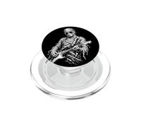 Mummy Guitarist Halloween Rock Music Design PopSockets PopGrip for MagSafe