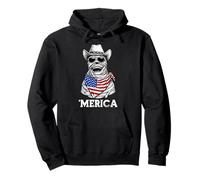 Mummy Halloween American Flag Bandana Sunglasses Cowboy Hat Pullover Hoodie