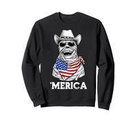 Mummy Halloween American Flag Bandana Sunglasses Cowboy Hat Sweatshirt