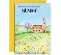 Mummy Happy Easter Card - A5 Size with Envelope