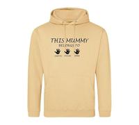 Mummy Hoodie Custom Made with Names, Personalised Mummy Belongs To Hoody