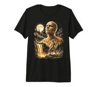 Mummy Howling at the Moon Meme Halloween Costume Premium T-Shirt