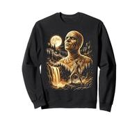 Mummy Howling at the Moon Meme Halloween Costume Sweatshirt