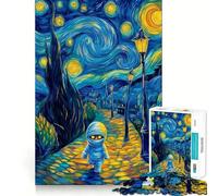 Mummy in Starry Night 1000 Pieces Jigsaw Puzzles for Teenagers Improve Recall Quiet Hobby Exact Edge Birthday Gift (50x75cm)