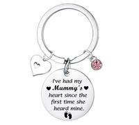Mummy Keyring Gift for New Mum Keyring from Daughter Son Mother’s Day Gifts for Mum to Be Gifts Baby Announcement Gifts for Pregnant Women Mother Mum Mummy Mama Present