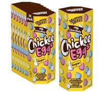 Mummy Meegz Chickee Eggs Case Pack of 8 Gift Tubes (170g Each) - Vegan Chocolate Eggs, Gift-Ready Chocolate Tubes for Sharing. No Palm Oil