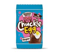 Mummy Meegz Chuckie Egg Case Pack (24 Vegan Eggs) - Bulk Chocolate Multipack with Creamy Oat Milk Chocolate & Gooey Fondant Centre - Dairy Free Chocolate & Individually Wrapped